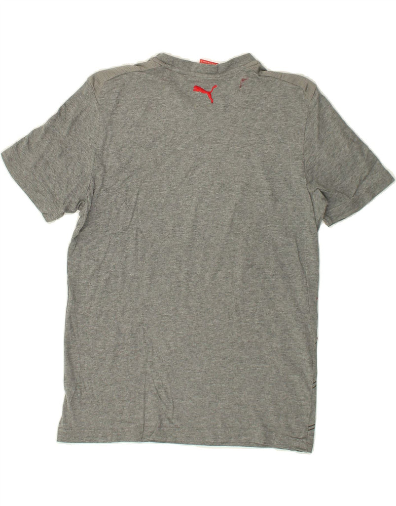 PUMA Mens Graphic T-Shirt Top Small Grey | Vintage Puma | Thrift | Second-Hand Puma | Used Clothing | Messina Hembry 