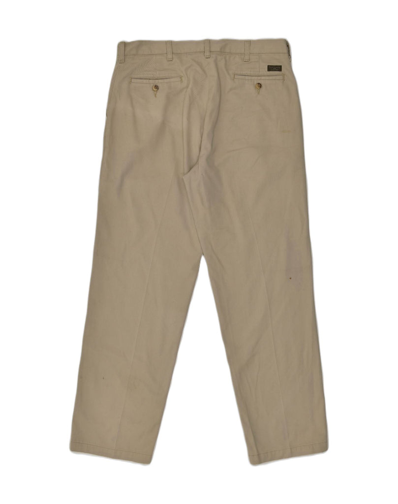 LEE Mens Slim Chino Trousers W34 L32 Beige Cotton | Vintage Lee | Thrift | Second-Hand Lee | Used Clothing | Messina Hembry 