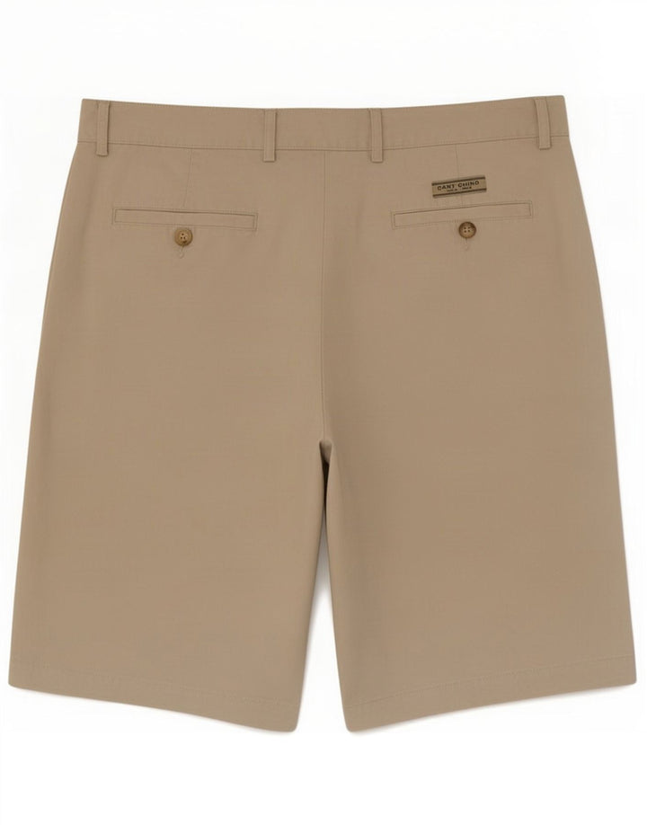 Gant Mens Pegged Chino Shorts Medium W32 Beige Cotton