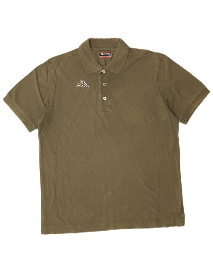 Kappa Mens Polo Shirt Medium Green