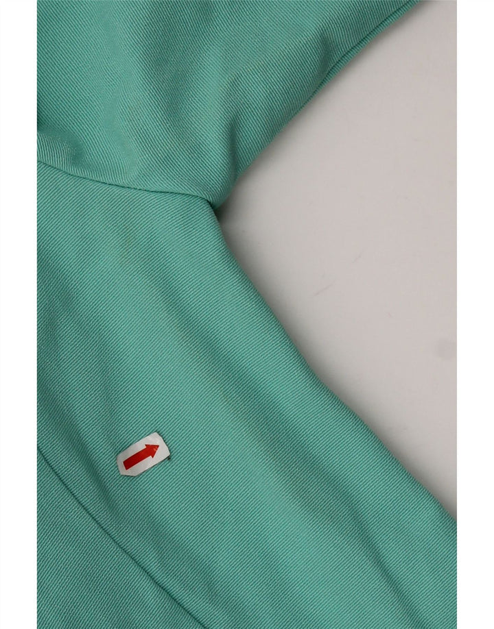 VINTAGE Womens 5 Button Blazer Jacket EU 38 Medium Turquoise Viscose