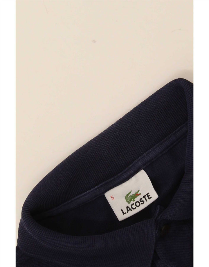 Lacoste Mens Polo Shirt Size 5 Large Navy Blue