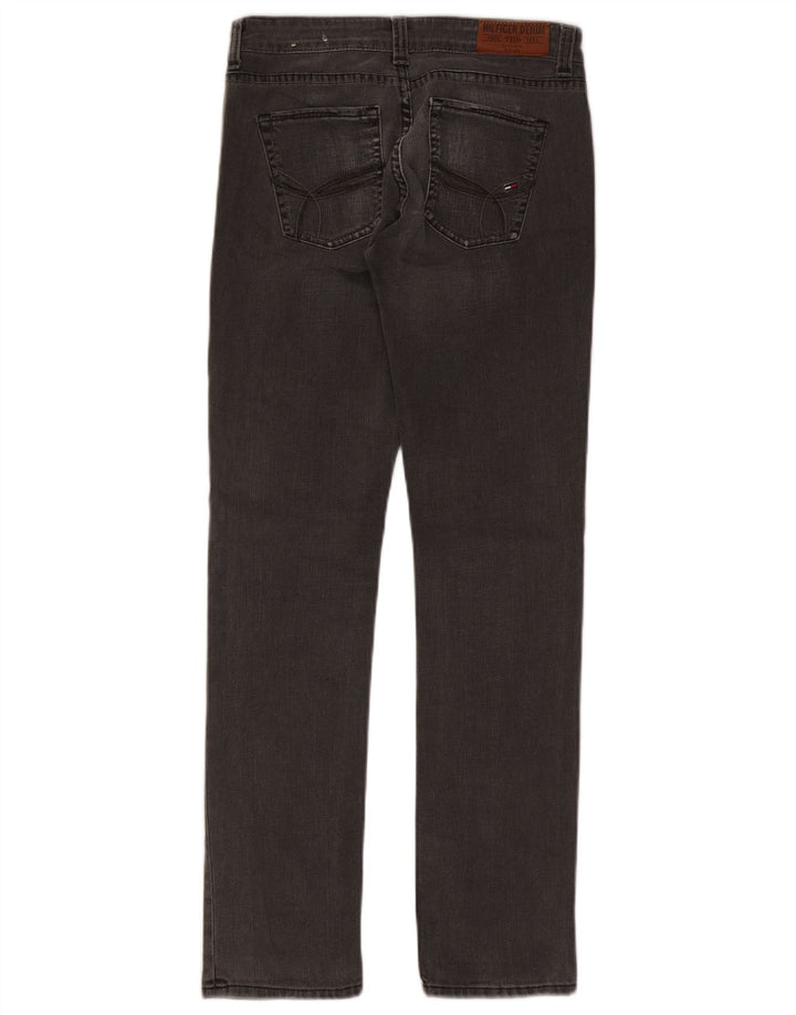 TOMMY HILFIGER Womens Slim Jeans W28 L32 Grey Cotton