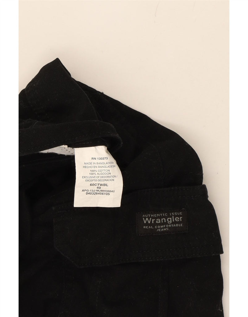 WRANGLER Mens Cargo Shorts XL W40  Black Cotton Vintage Wrangler and Second-Hand Wrangler from Messina Hembry 