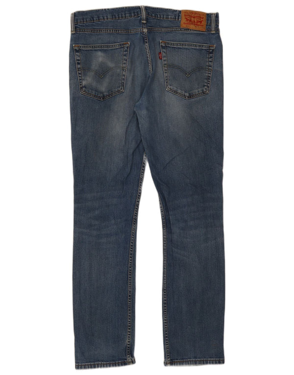 Levi's Mens 511 Slim Jeans W36 L32 Blue Cotton