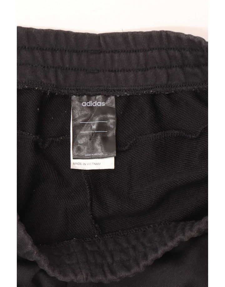 Adidas Womens Climalite Graphic Tracksuit Trousers UK 12 Medium Black
