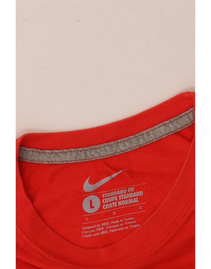 Nike Mens Coupe Standard Standard Fit Graphic T-Shirt Top Large Red