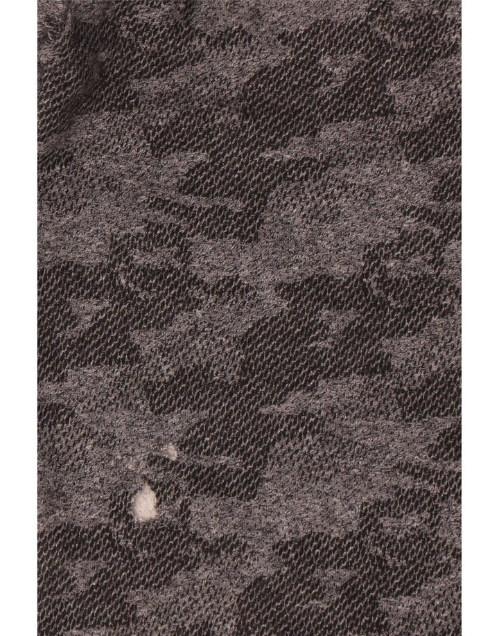 Marks & Spencer Boys Sweatshirt Jumper 12-13 Years Grey Camouflage Cotton