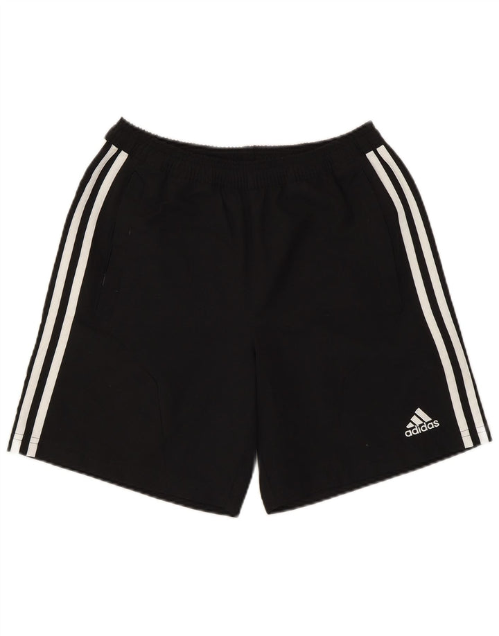 Adidas Boys Sport Shorts 11-12 Years Large Black Polyester