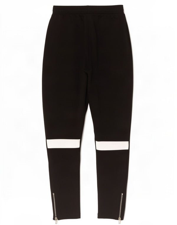 Nike Boys Tracksuit Trousers 8-9 Years Small Black Colourblock Polyester