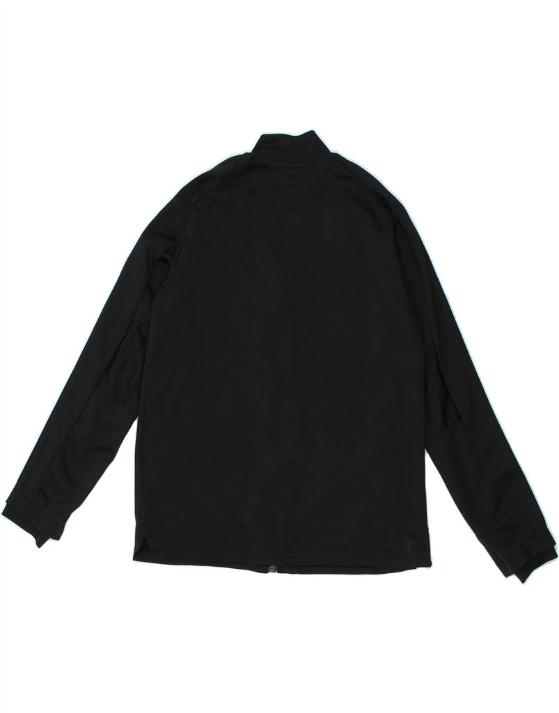 ADIDAS Boys Tracksuit Top Jacket 11-12 Years Black Polyester | Vintage Adidas | Thrift | Second-Hand Adidas | Used Clothing | Messina Hembry 