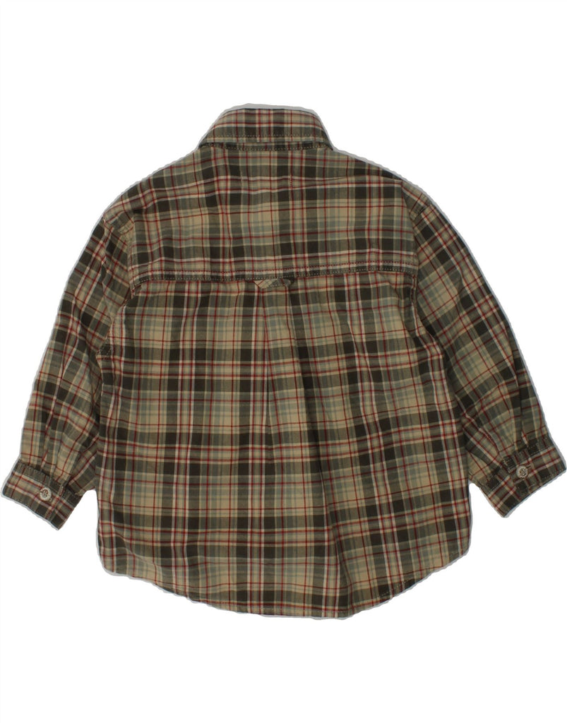 TIMBERLAND Baby Boys Shirt 12-18 Months Brown Check Cotton | Vintage Timberland | Thrift | Second-Hand Timberland | Used Clothing | Messina Hembry 