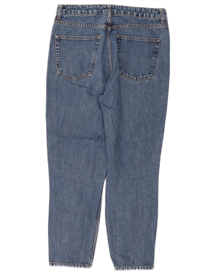 Topshop Womens Mom Slim Jeans W30 L26 Blue Cotton