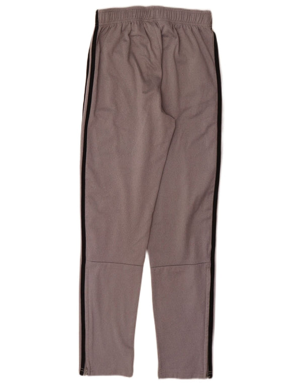 Adidas Boys Tracksuit Trousers 13-14 Years Grey Polyester