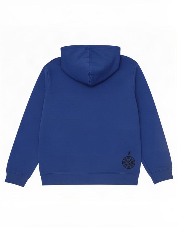 Nike Boys Graphic Hoodie Jumper 13-14 Years XL Blue Cotton
