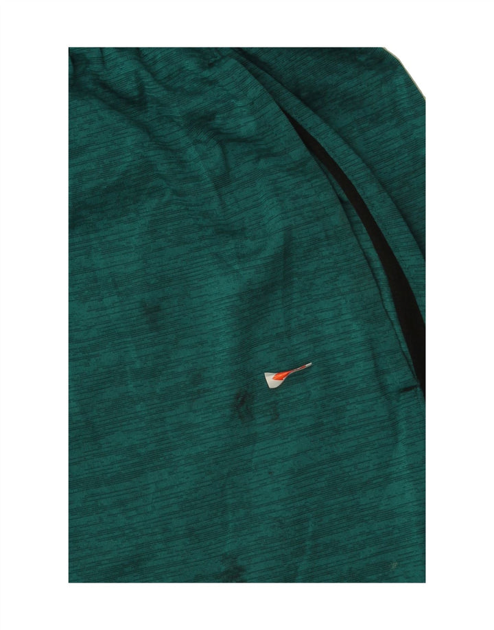 RUSSELL ATHLETIC Mens Sport Shorts Medium  Green Colourblock Polyester Vintage Russell Athletic and Second-Hand Russell Athletic from Messina Hembry 