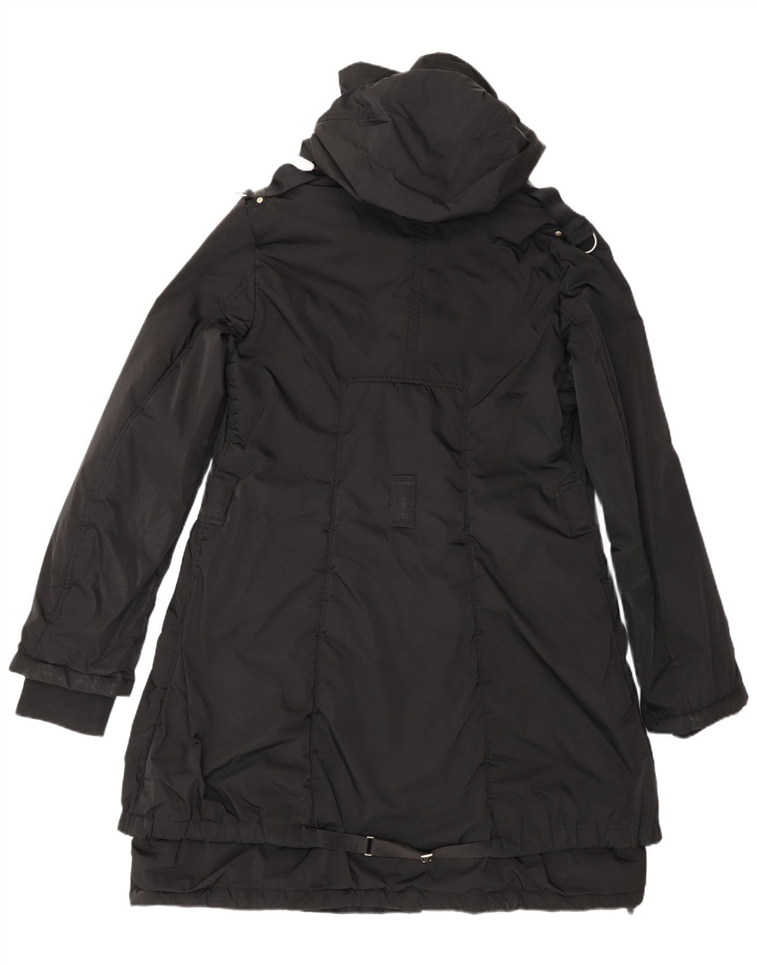 Marithe Francois Girbaud Womens Windbreaker Coat IT 46 Large Black