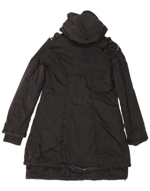 Marithe Francois Girbaud Womens Windbreaker Coat IT 46 Large Black