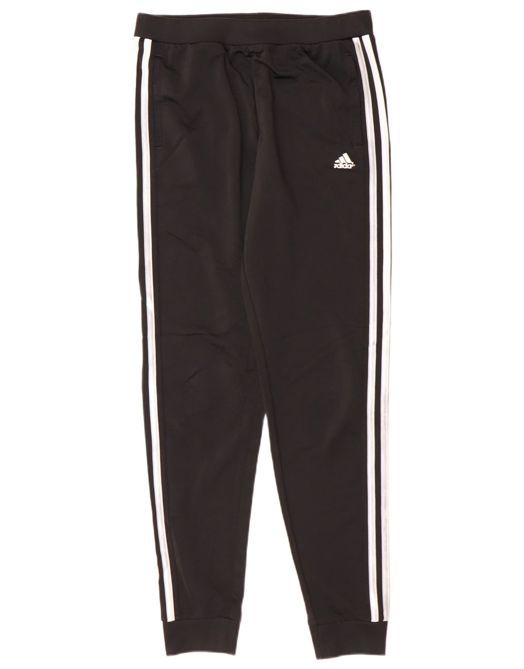 Adidas Boys Tracksuit Trousers Joggers 15-16 Years XL Black Polyester