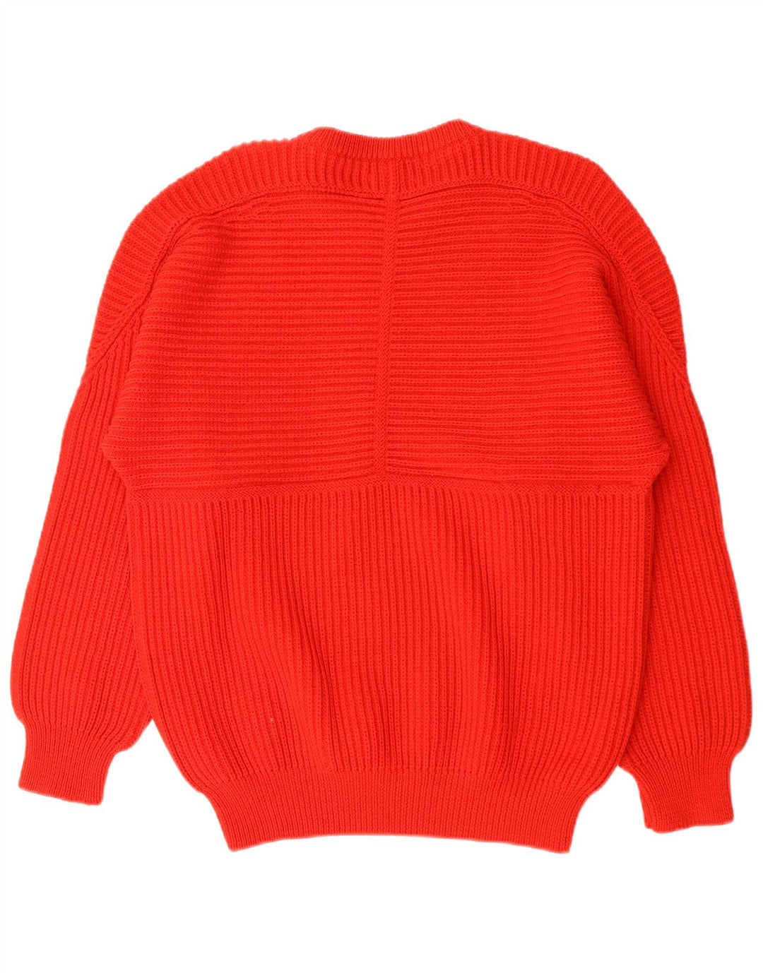 VINTAGE Mens Boat Neck Jumper Sweater Medium Red