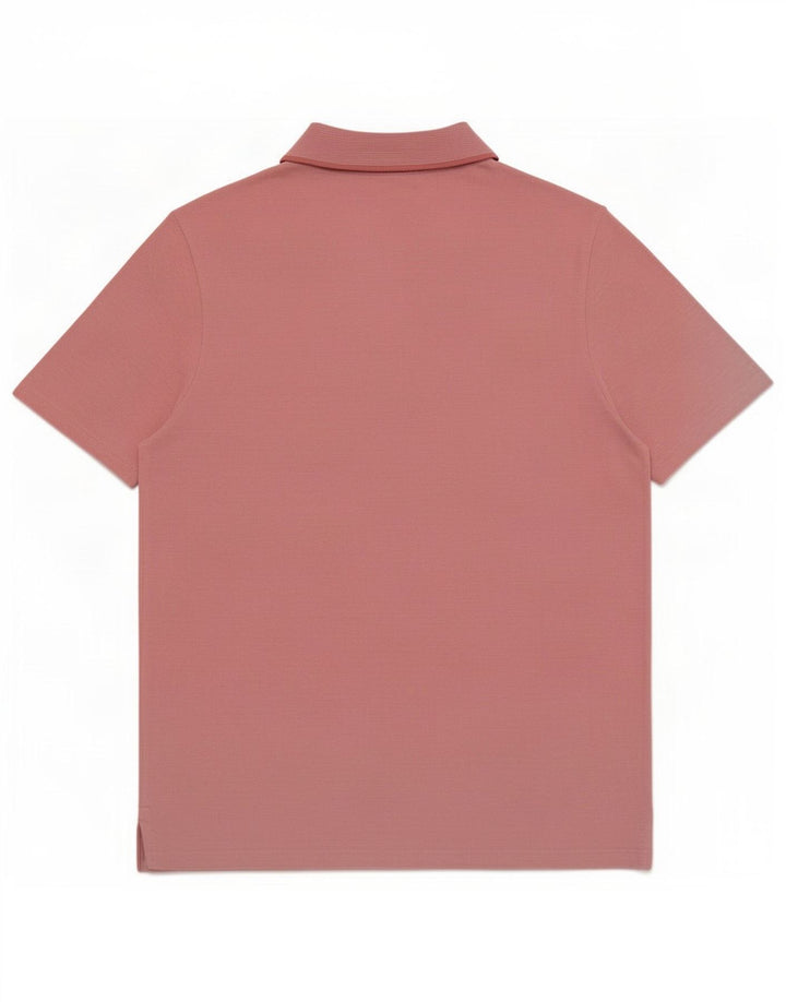 Reiss Mens Polo Shirt Small Pink Cotton