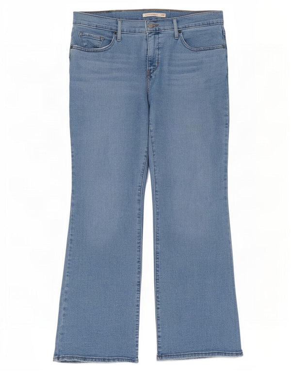 Levi's Womens 315 Shaping Bootcut Jeans US 14 XL W34 L31 Blue Cotton