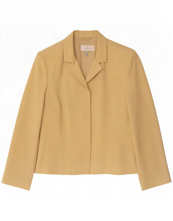 Elegance Womens Blazer Jacket UK 16 Large Beige