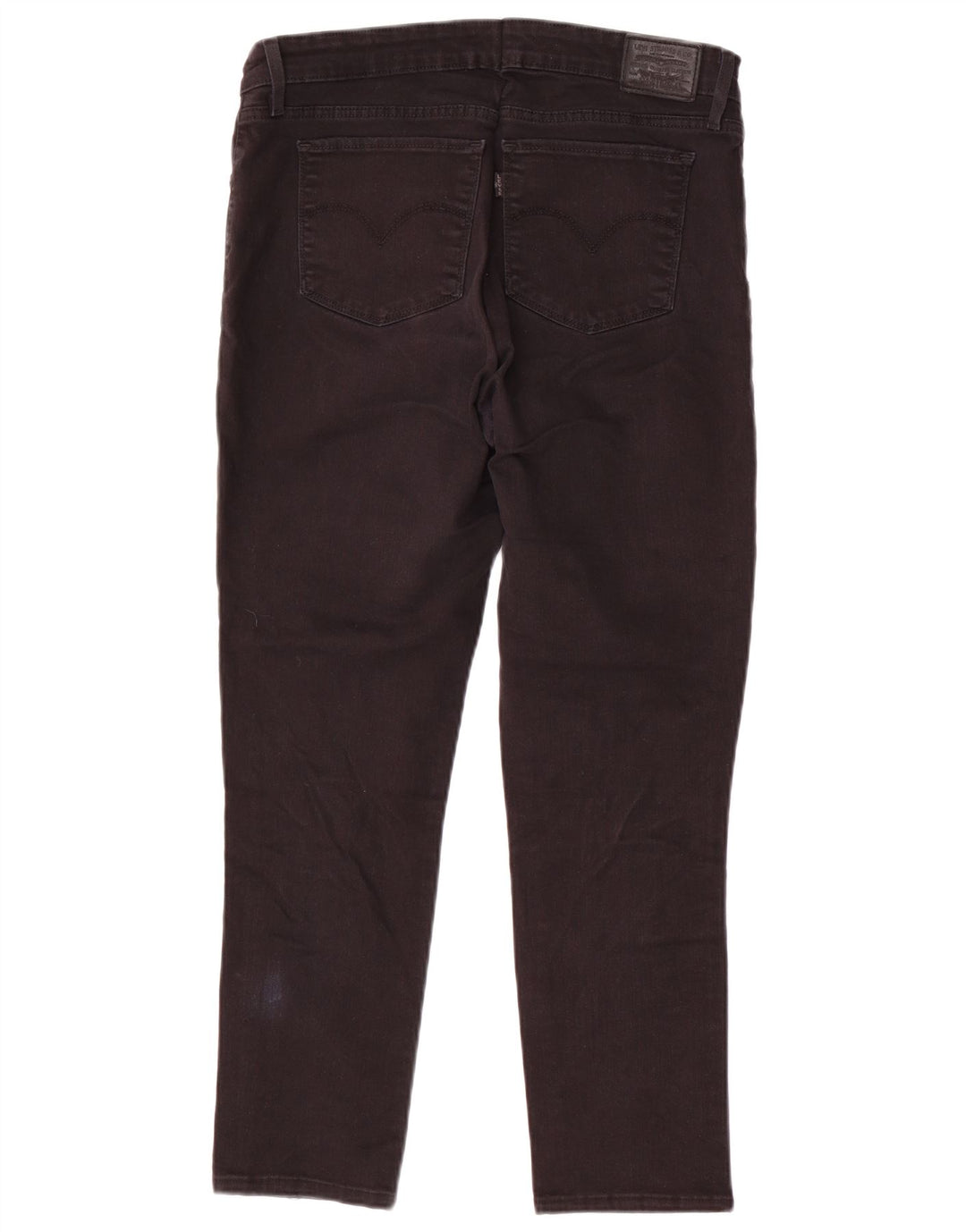 Levi's Womens Slim Jeans W32 L26 Black Cotton