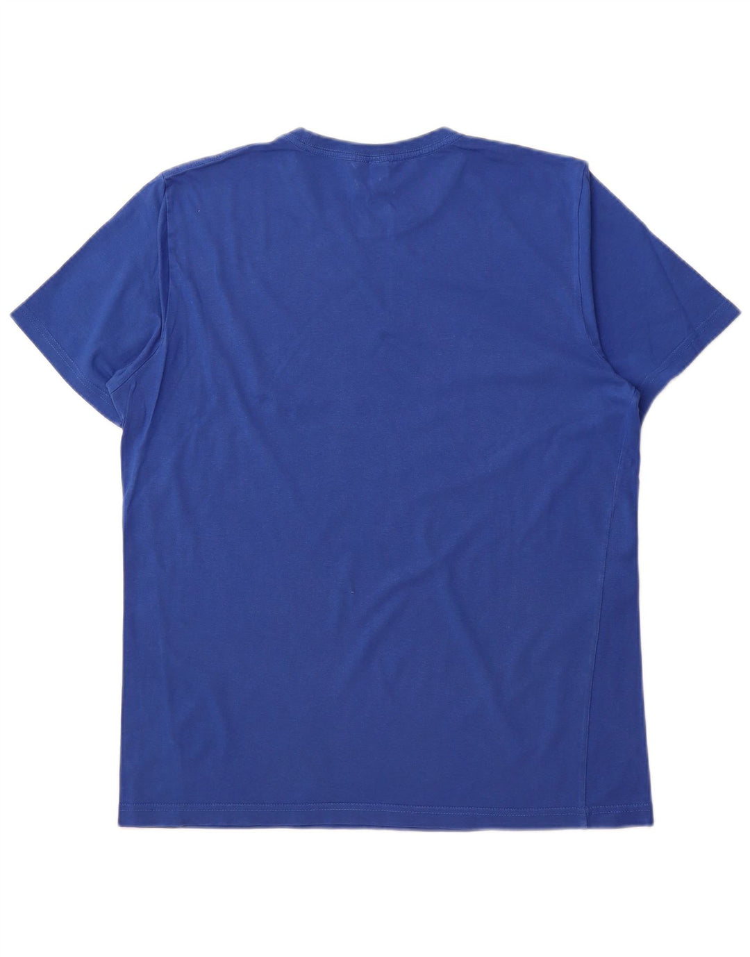 PUMA Mens Graphic T-Shirt Top Large Blue Cotton