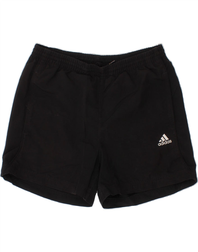 ADIDAS Boys Sport Shorts 11-12 Years Black Polyester Vintage Adidas and Second-Hand Adidas from Messina Hembry 