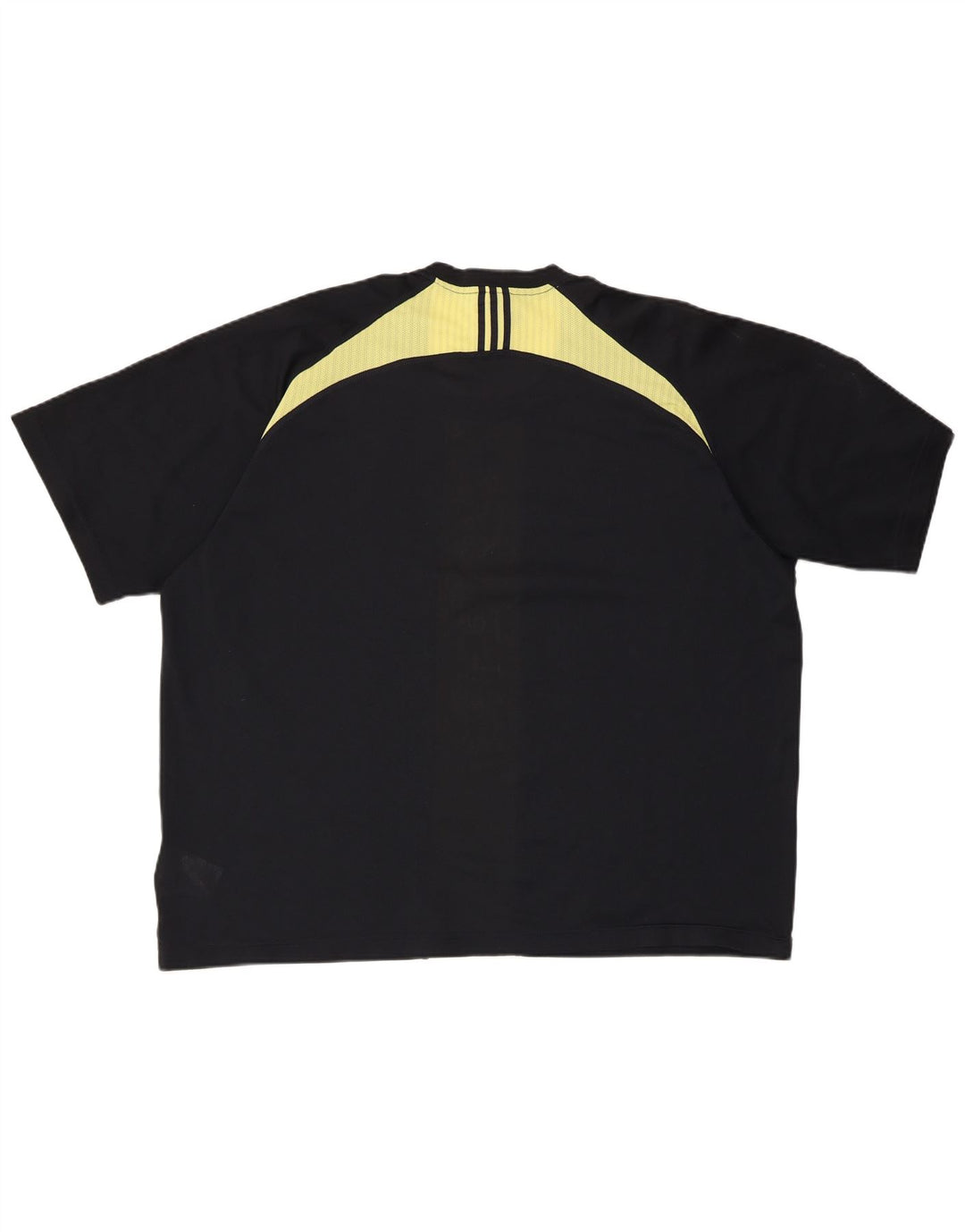 ADIDAS Mens Climacool T-Shirt Top 2XL Black Colourblock Polyester