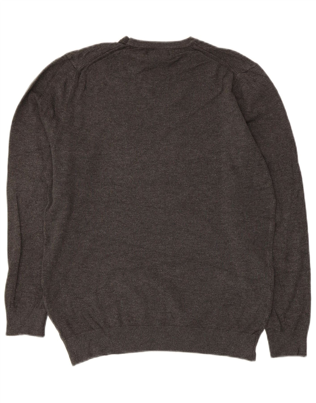 Zara Womens Crew Neck Jumper Sweater UK 10 Small Grey