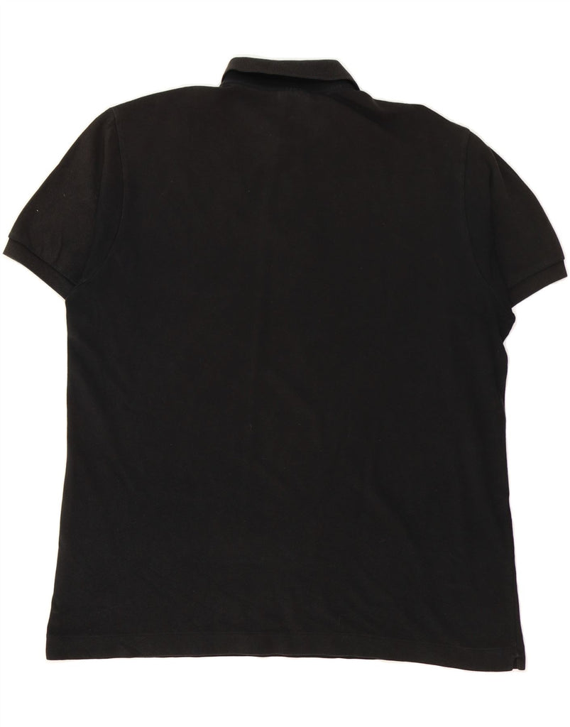 LACOSTE Mens Polo Shirt Size 6 XL Black Cotton Vintage Lacoste and Second-Hand Lacoste from Messina Hembry 