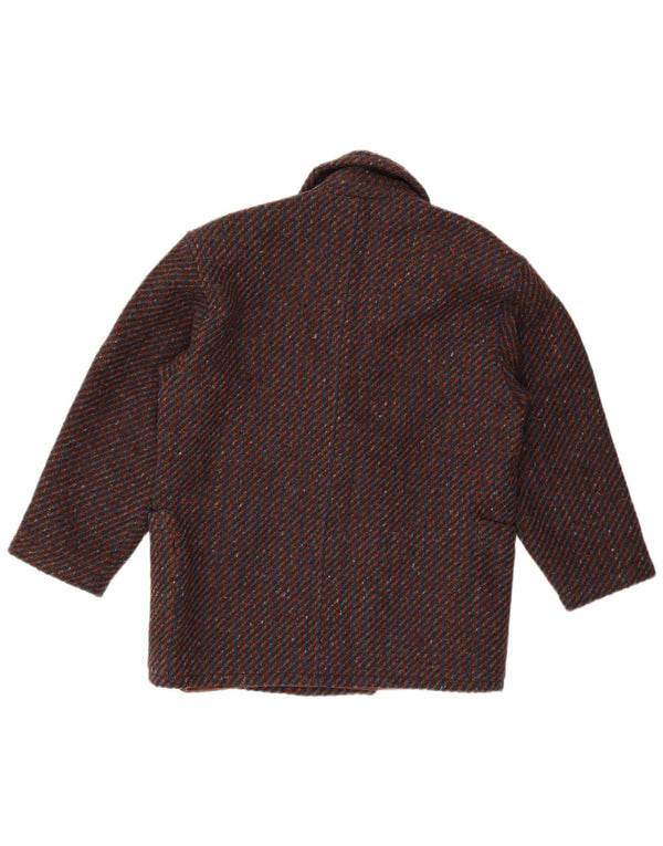 Vintage Womens Overcoat IT 44 Medium Multicoloured Flecked