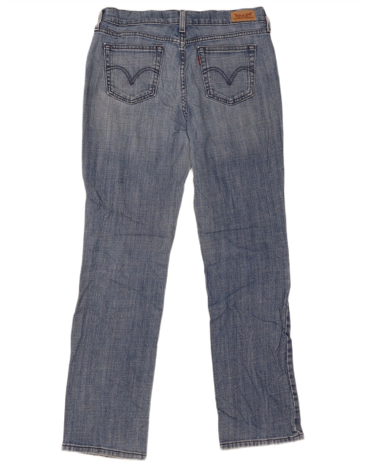 Levi's Womens 505 Straight Jeans US 8 Medium W33 L32 Blue Cotton