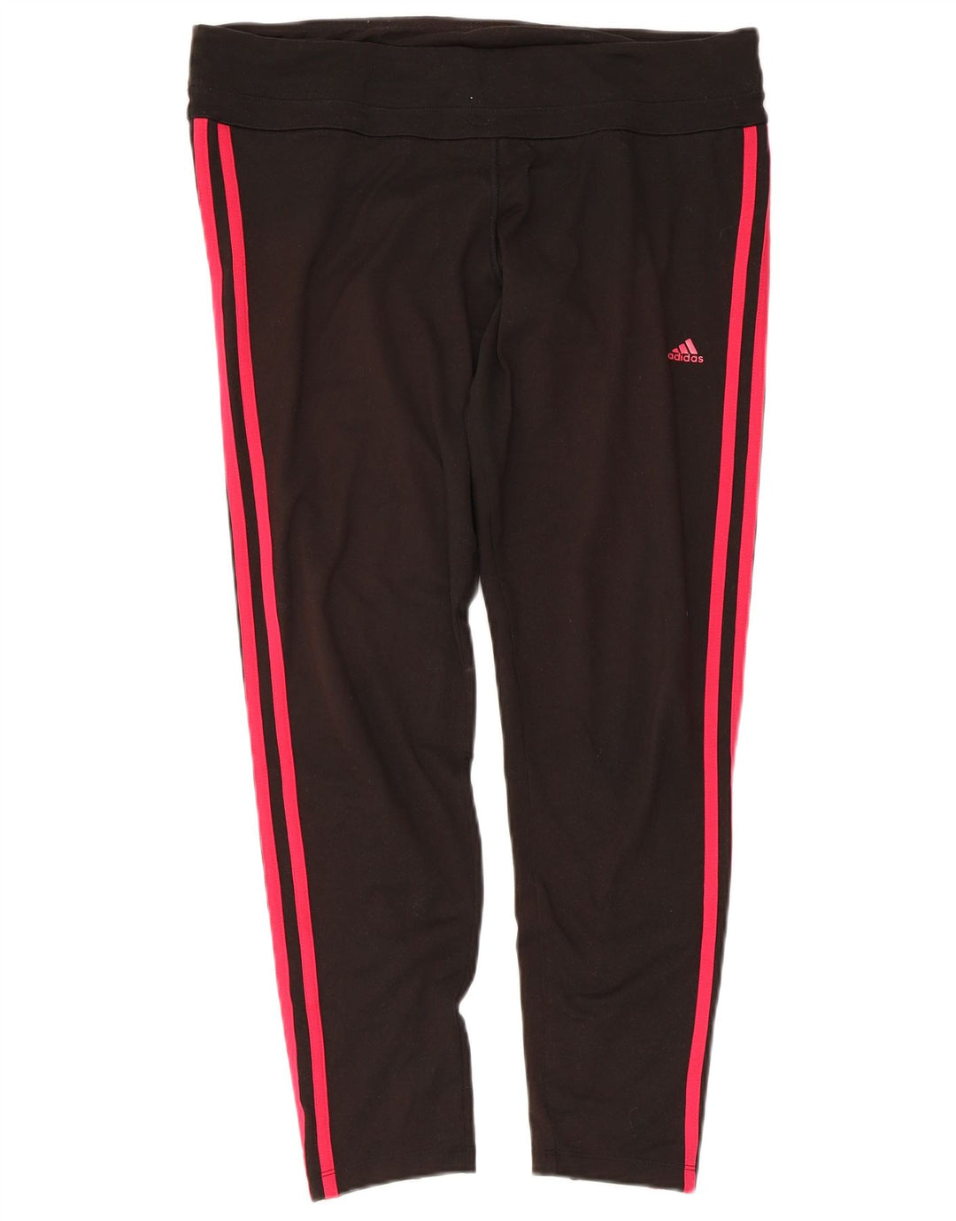 ADIDAS Womens Climalite Tracksuit Trousers UK 16 Large  Black Polyester
