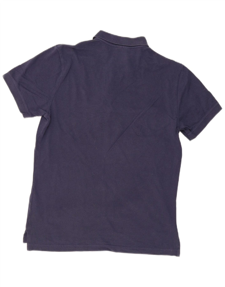 Nike Mens Polo Shirt Medium Navy Blue Cotton