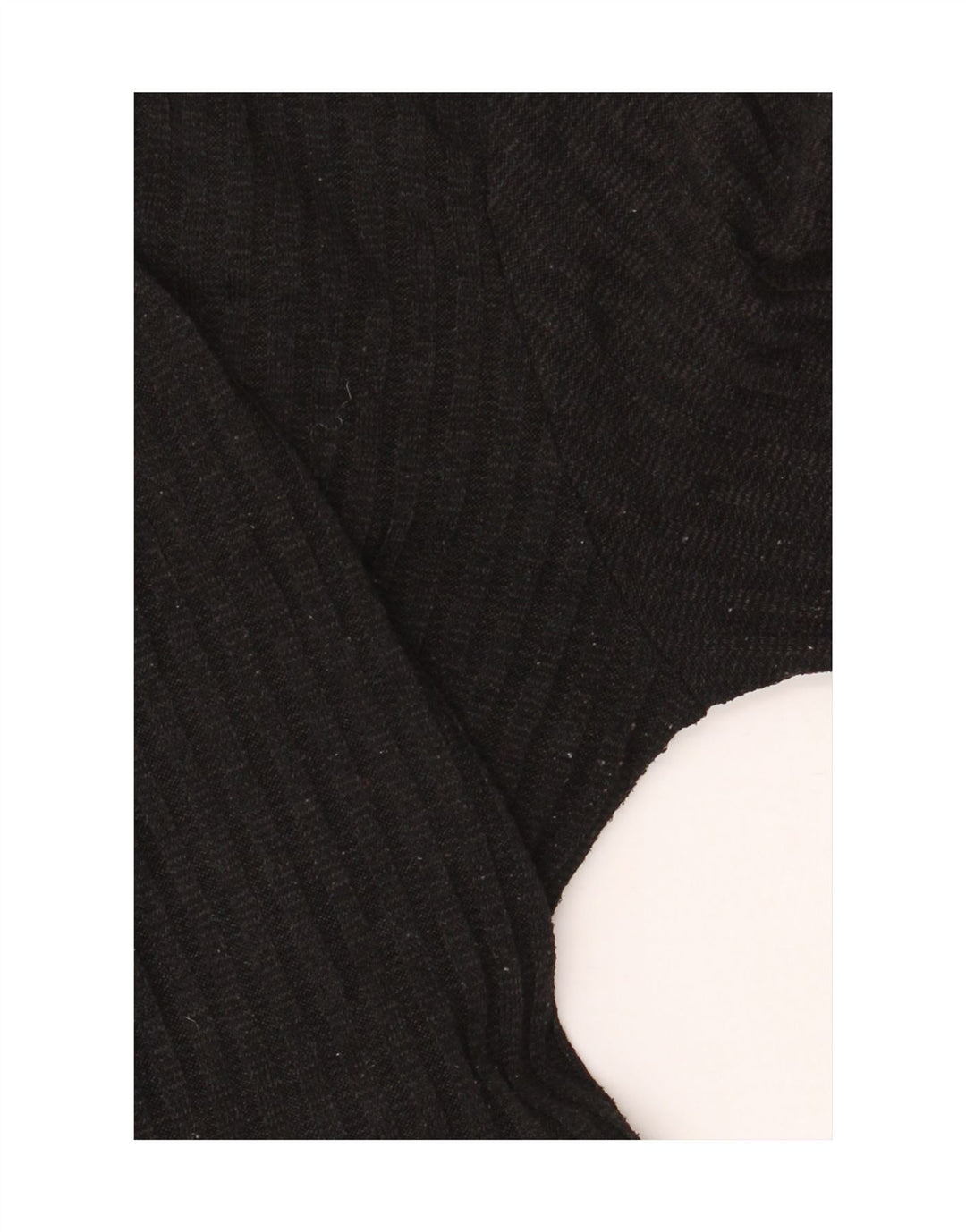 Zara Womens Knit Tiered Dress UK 12 Medium Black