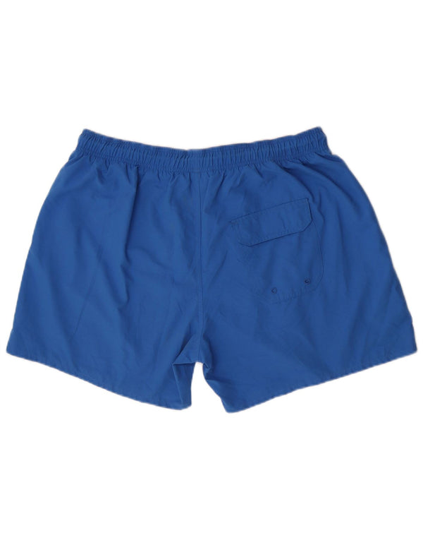Timberland Mens Graphic Swimming Shorts Large Blue Polyester