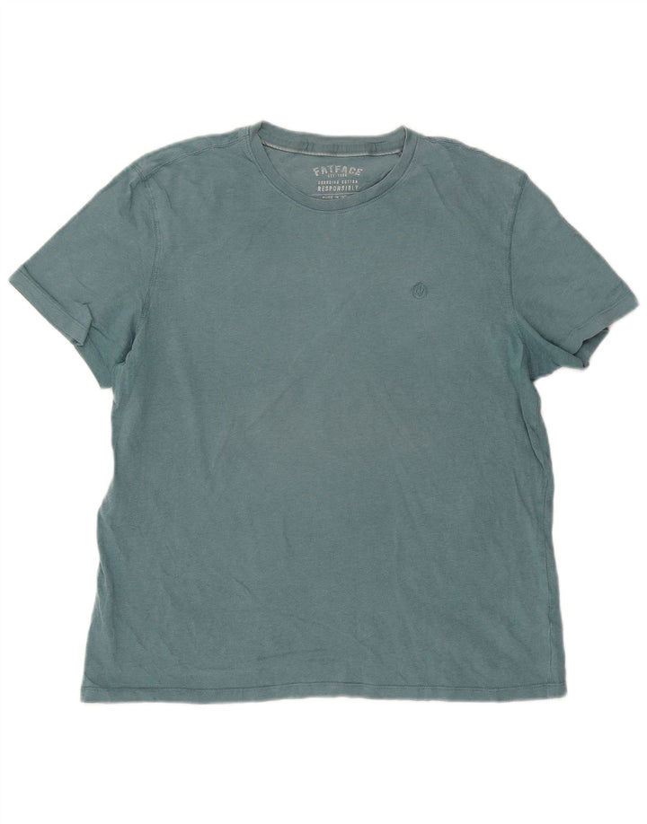 Fat Face Mens T-Shirt Top XL Blue Cotton