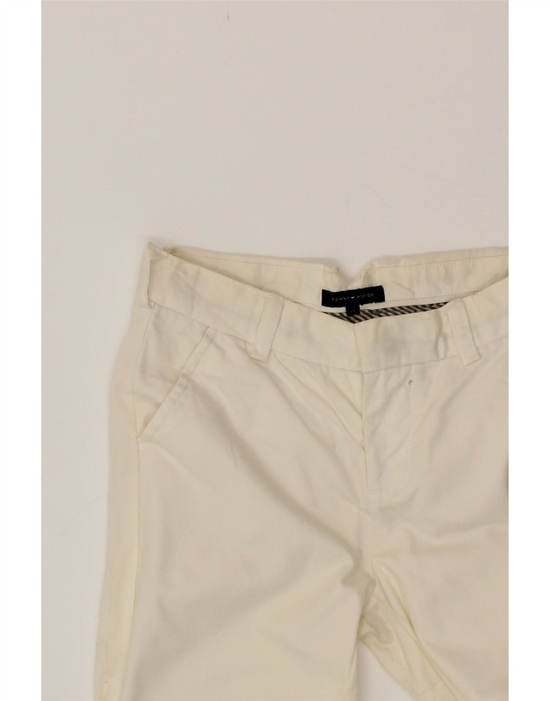 TOMMY HILFIGER Boys Straight Chino Trousers 9-10 Years W26 L26 Off White Vintage Tommy Hilfiger and Second-Hand Tommy Hilfiger from Messina Hembry 