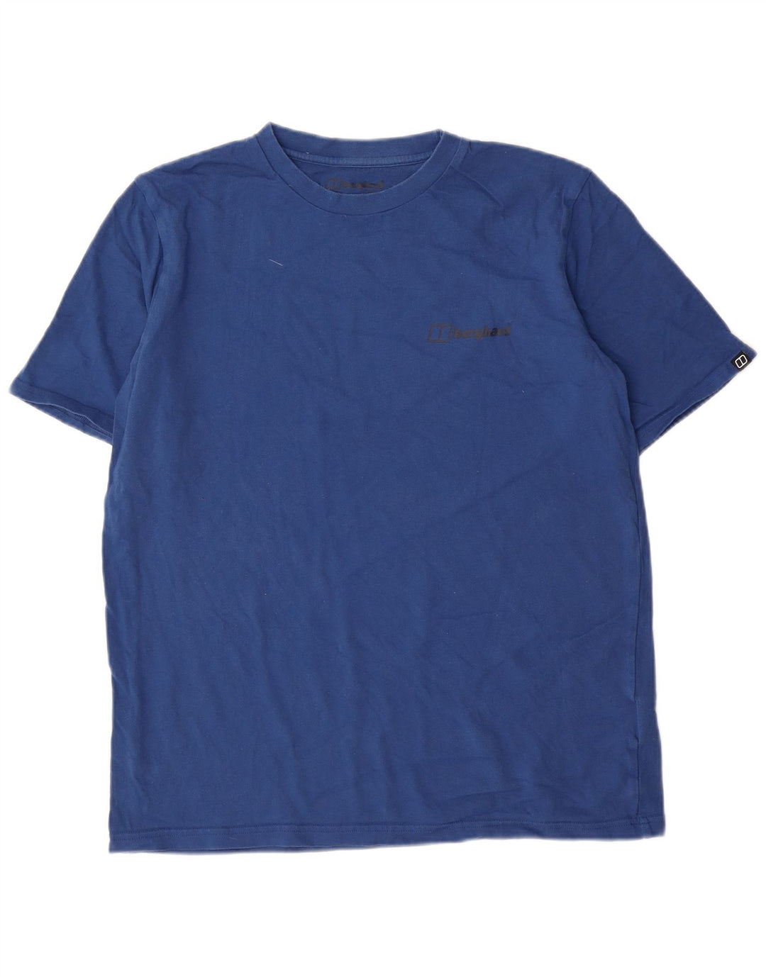 Berghaus Mens T-Shirt Top Large Blue Cotton