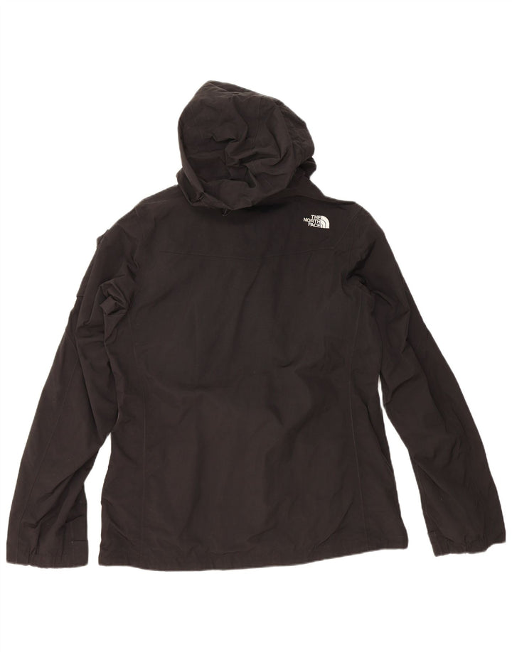 THE NORTH FACE Womens Hyvent Hooded Windbreaker Jacket UK 14 Medium Black