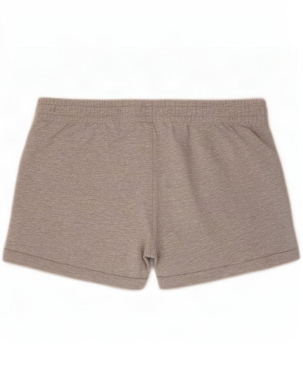 Kappa Womens Graphic Sport Shorts UK 18 XL Grey Flecked