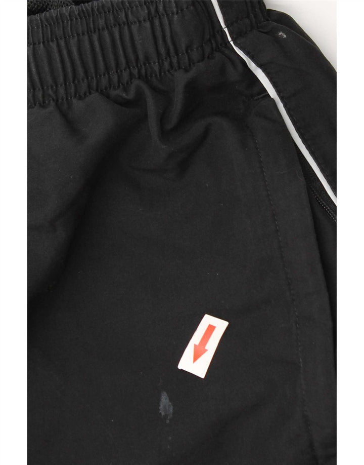 Adidas Mens Tracksuit Trousers Medium Black Colourblock Polyester