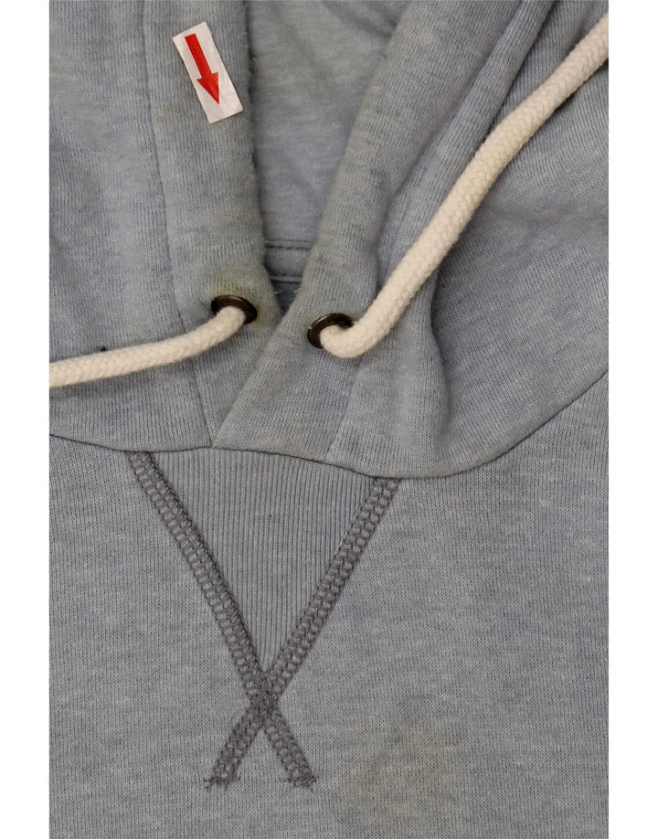 Gap Mens Hoodie Jumper Large Blue Cotton