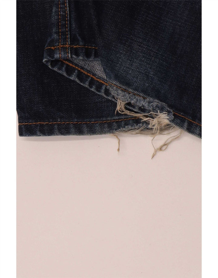 Fat Face Mens Straight Jeans W36 L31 Navy Blue Cotton