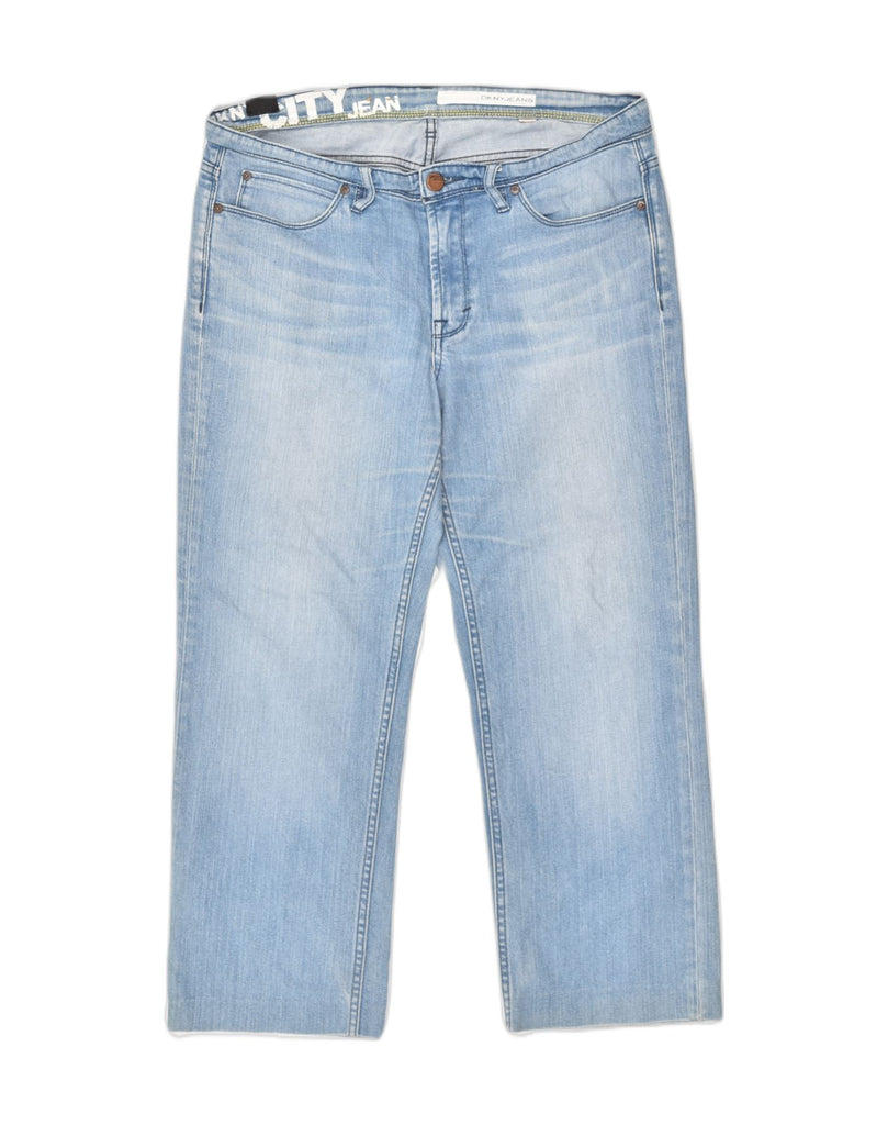 DKNY Mens Straight Jeans W32 L26 Blue Cotton | Vintage Dkny | Thrift | Second-Hand Dkny | Used Clothing | Messina Hembry 