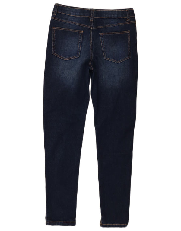 Marks & Spencer Boys Skinny Jeans 12-13 Years W28 L28 Blue Cotton