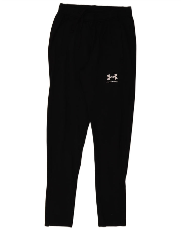 Under Armour Mens Tracksuit Trousers Small Black Polyester